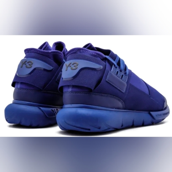 Adidas Y 3 Qasa High Blue High Sneakers Size 7 Like New MSRP $390 main image 9